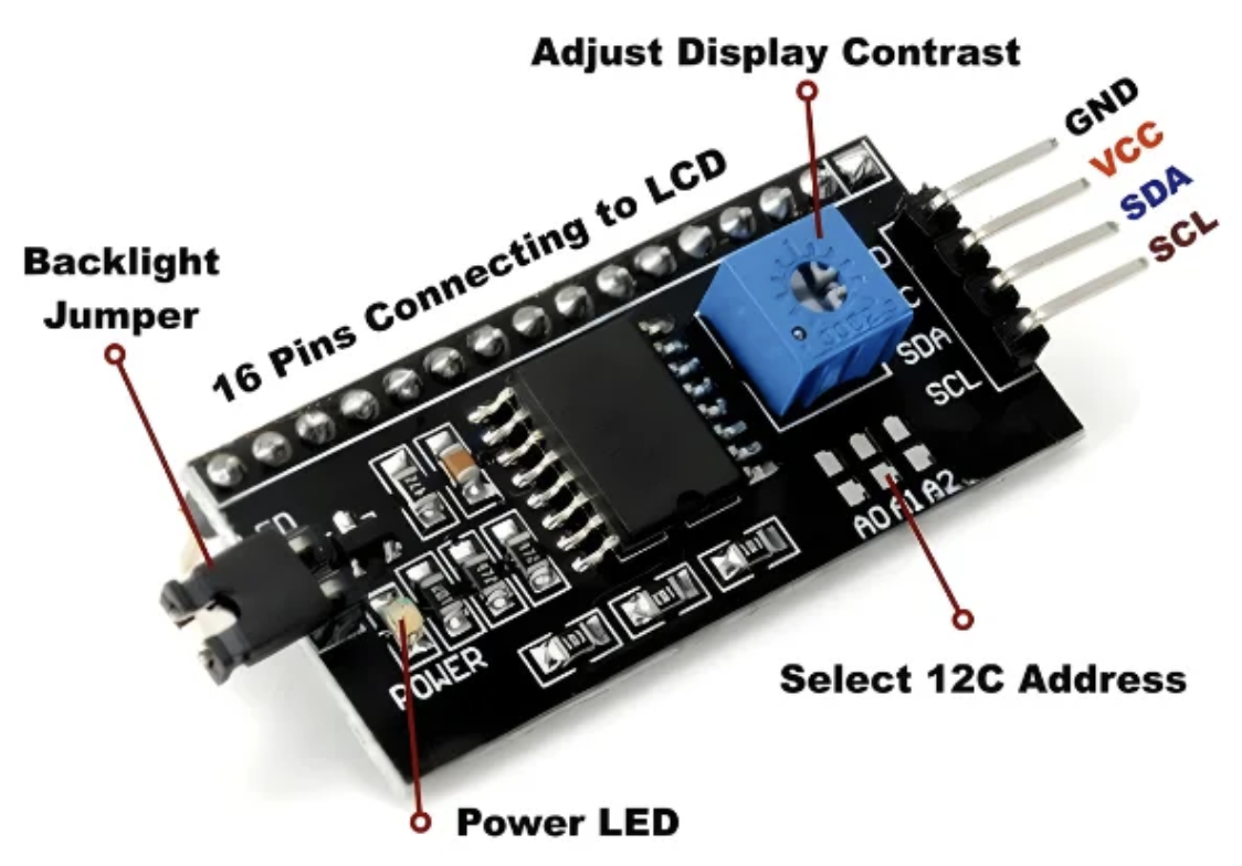 I²C LCD controller